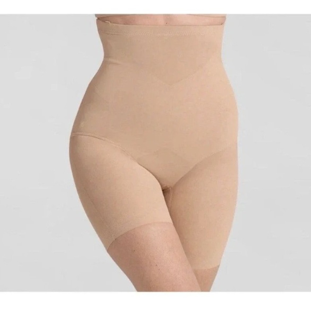 Honeylove SuperPower Short Size 2X Sand High Waisted Compression Shapewear